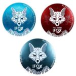 White Fox red blue green double mint full charge large strong stockholm snus nicotine pouches nicopods billigt shop store