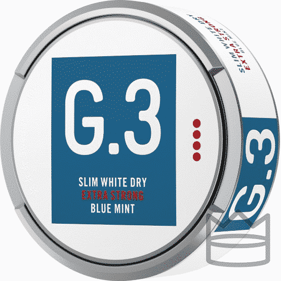 general g 3 slim white mint extra strong portion stockholm snus shop snusbutik nicotine pouch nicopods order online cheap