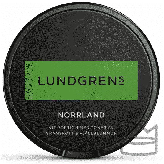 lundgrens norrland vit granskott fjallblommor stockholm snus shop snusbutik nicotine pouch nicopods order online cheap bat