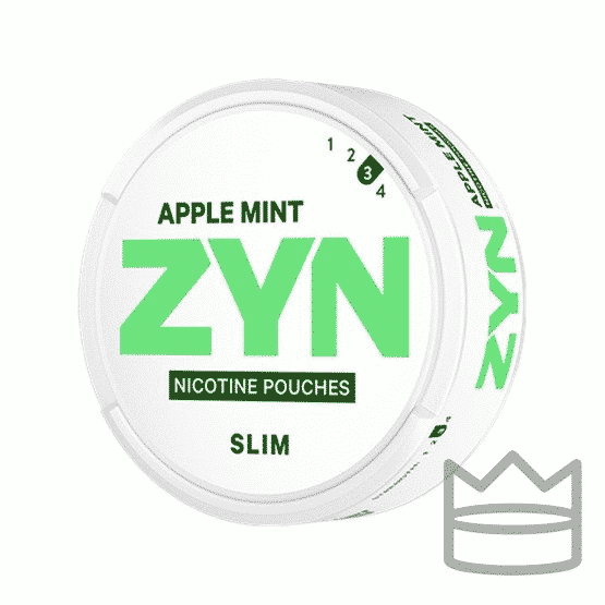 zyn apple mint slim stockholm snus shop snusbutik quit stop no nicotine pouches nicopods tobacco free order online cheap all white