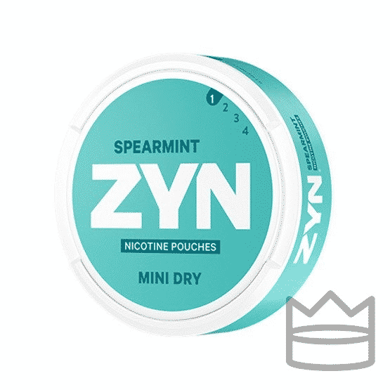 zyn spearmint mini dry stockholm snus shop snusbutik quit stop no nicotine pouches nicopods tobacco free order online cheap all white
